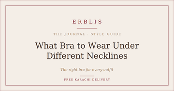 Erblis guide to the right bra for different necklines and outfits