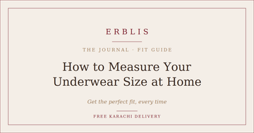 Erblis guide to measuring your underwear size at home