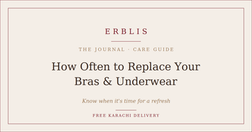Erblis guide to how often to replace bras and underwear