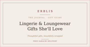 Erblis lingerie and loungewear gift guide