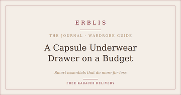 Erblis guide to building a capsule underwear drawer on a budget
