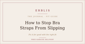 Erblis guide to how to stop bra straps from slipping